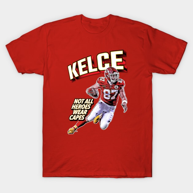 Travis Kelce Superhero T-Shirt by Super Secret Villain